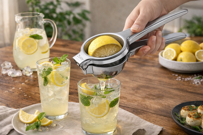 Stainless Steel Lemon Squeezer Manual Citrus Juicer Heavy Duty Lime Press Hand Juicer Kitchen Tool