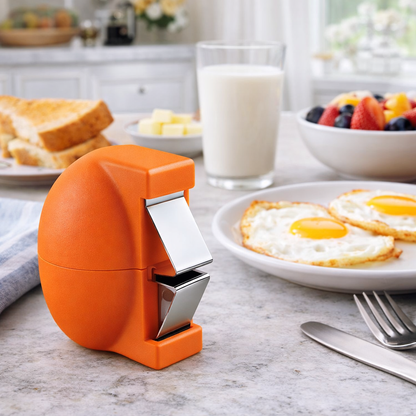Stainless Steel Egg Cracker & Egg White Separator, Multifunctional Egg Opener Kitchen Tool for Baking, Cooking & Breakfast
